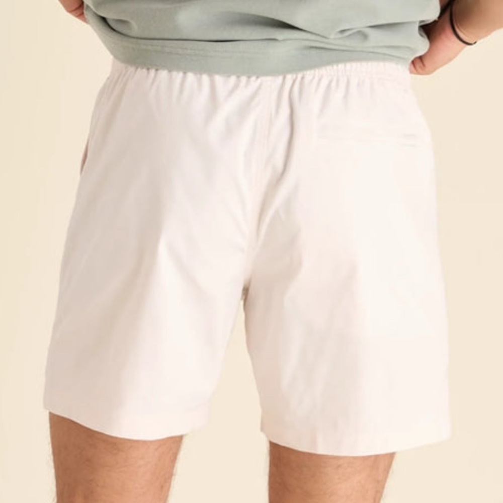 Chubbies Tan Athletic Shorts Lightweight Elastic Waist